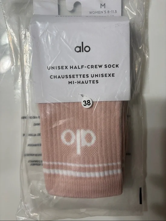 ALO Yoga Unisex Half-Crew Sock - Picture 1 of 3